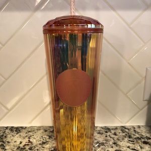 Starbucks Pink Iridescent Dome Tumbler
